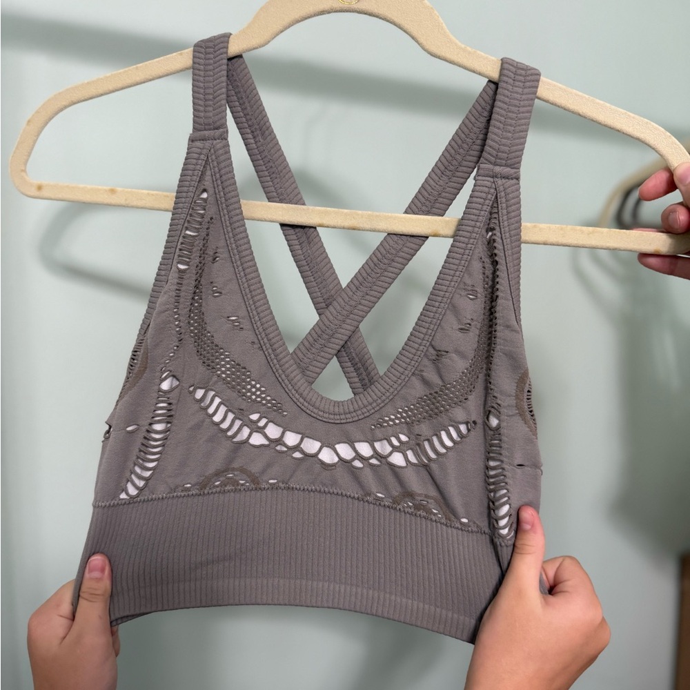 Balance Athletica Gray Sports Bra